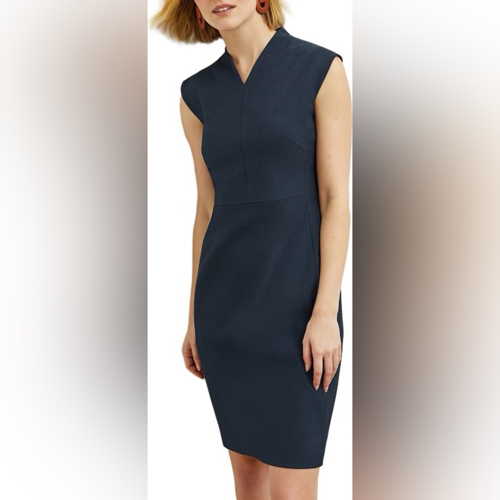 MM Lafleur Navy Sleeveless Dress